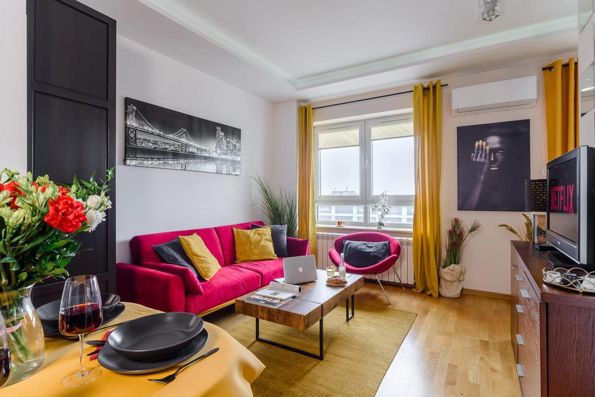 Lumina Apart With Balcony Platinum Tower Warschau Buitenkant foto